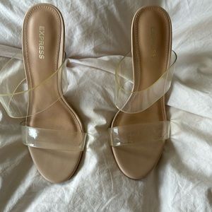 Express tan heels